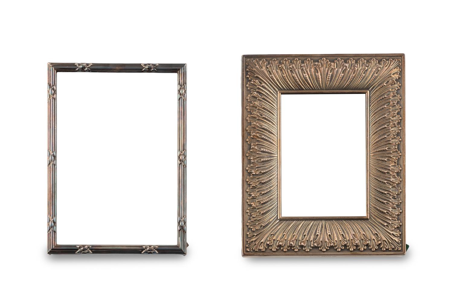Two Silver Picture Frames