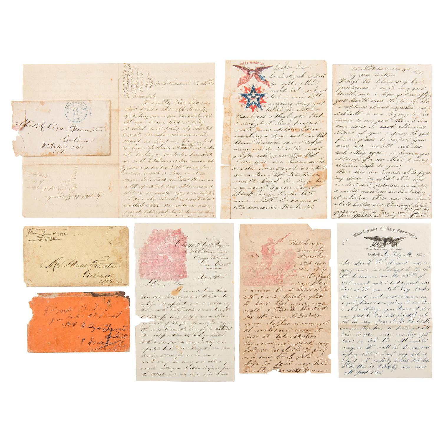 Civil War Archive of Midwestern Soldiers and Brothers James and Adam Funston