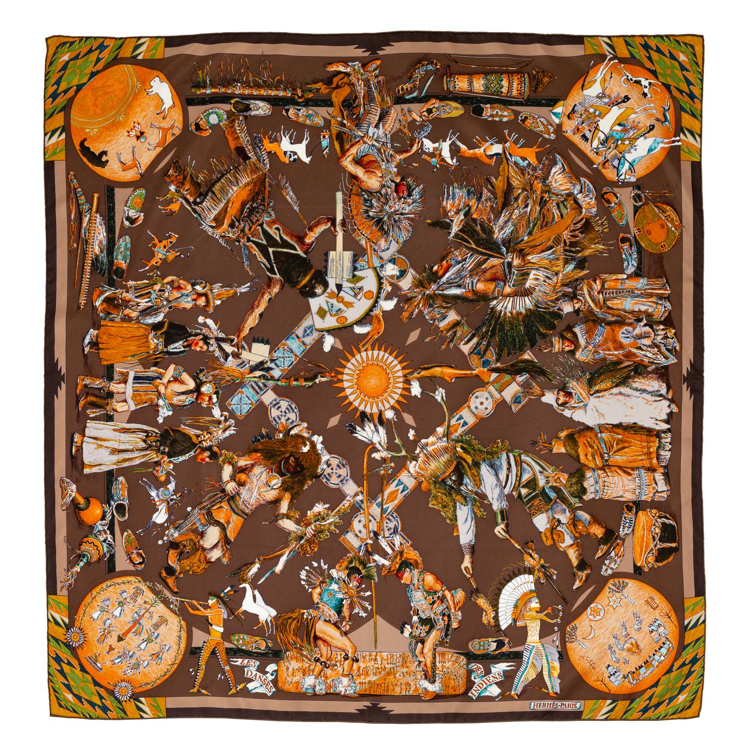 Hermès 90cm Silk Scarf