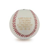 An Albert Pujols Single Signed Autograph 2011 World Series Baseball (Beckett Authentication Services)