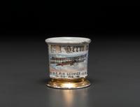 A Porcelain Shaving Mug Commemorating United States Air Service in World War I