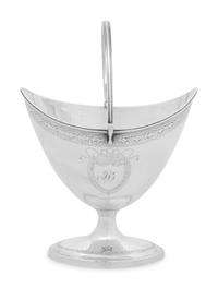 A Scottish George III Silver Sugar Basket