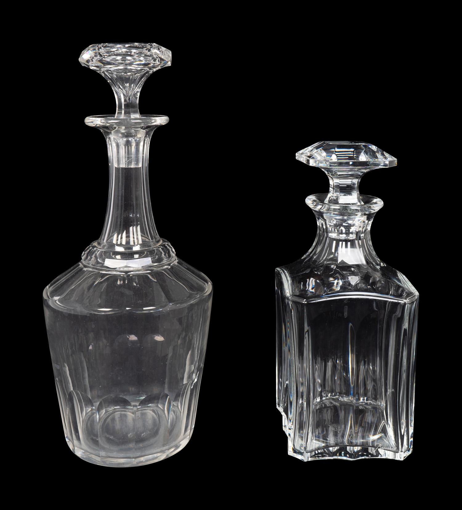 A Baccarat Harcourt 1841 Whisky Decanter and Another Decanter