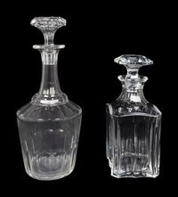 A Baccarat Harcourt 1841 Whisky Decanter and Another Decanter
