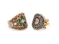 COLLECTION OF DIAMOND RINGS