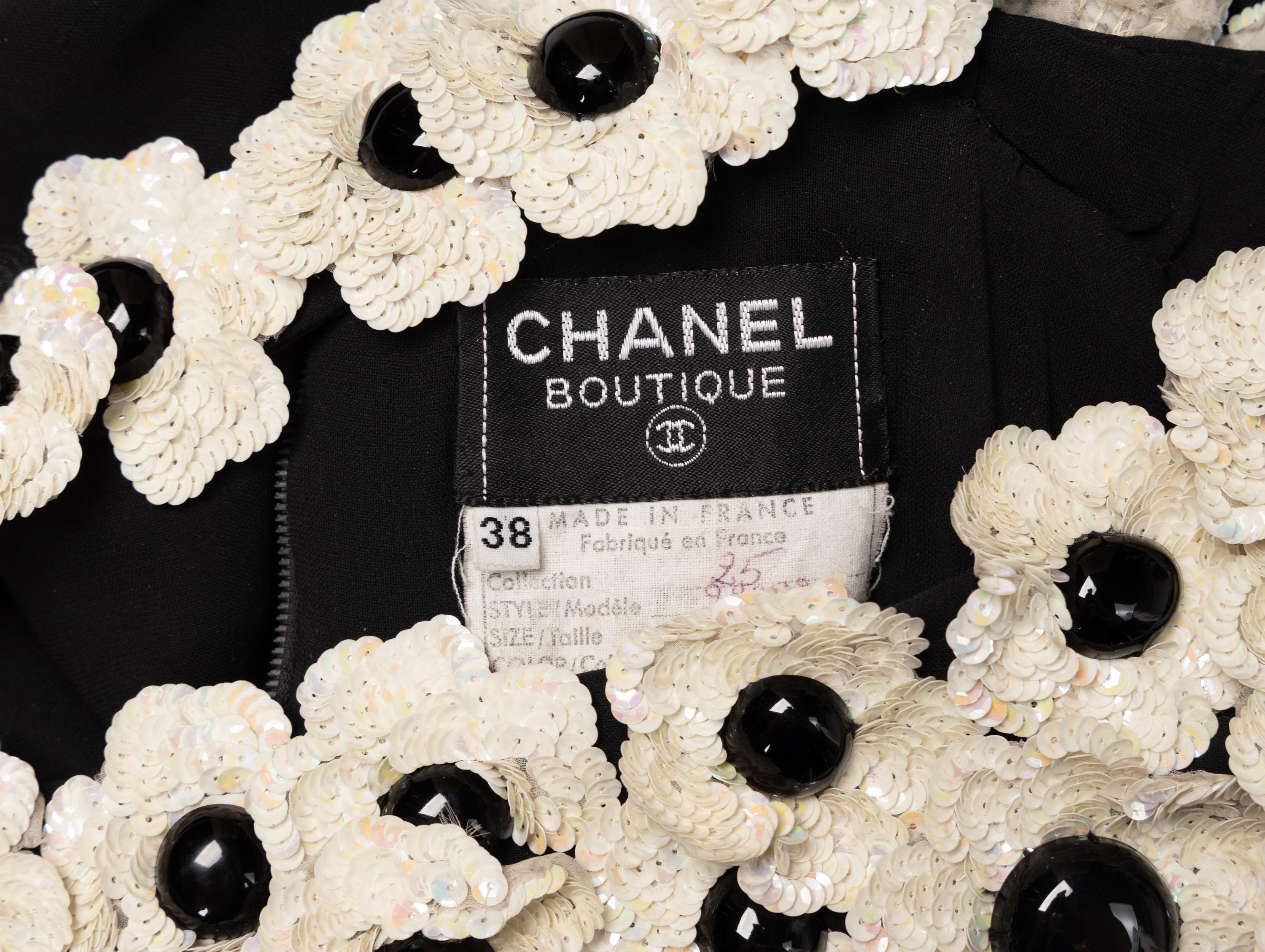 Chanel, Lesage-Sequined Floral Cocktail Dress