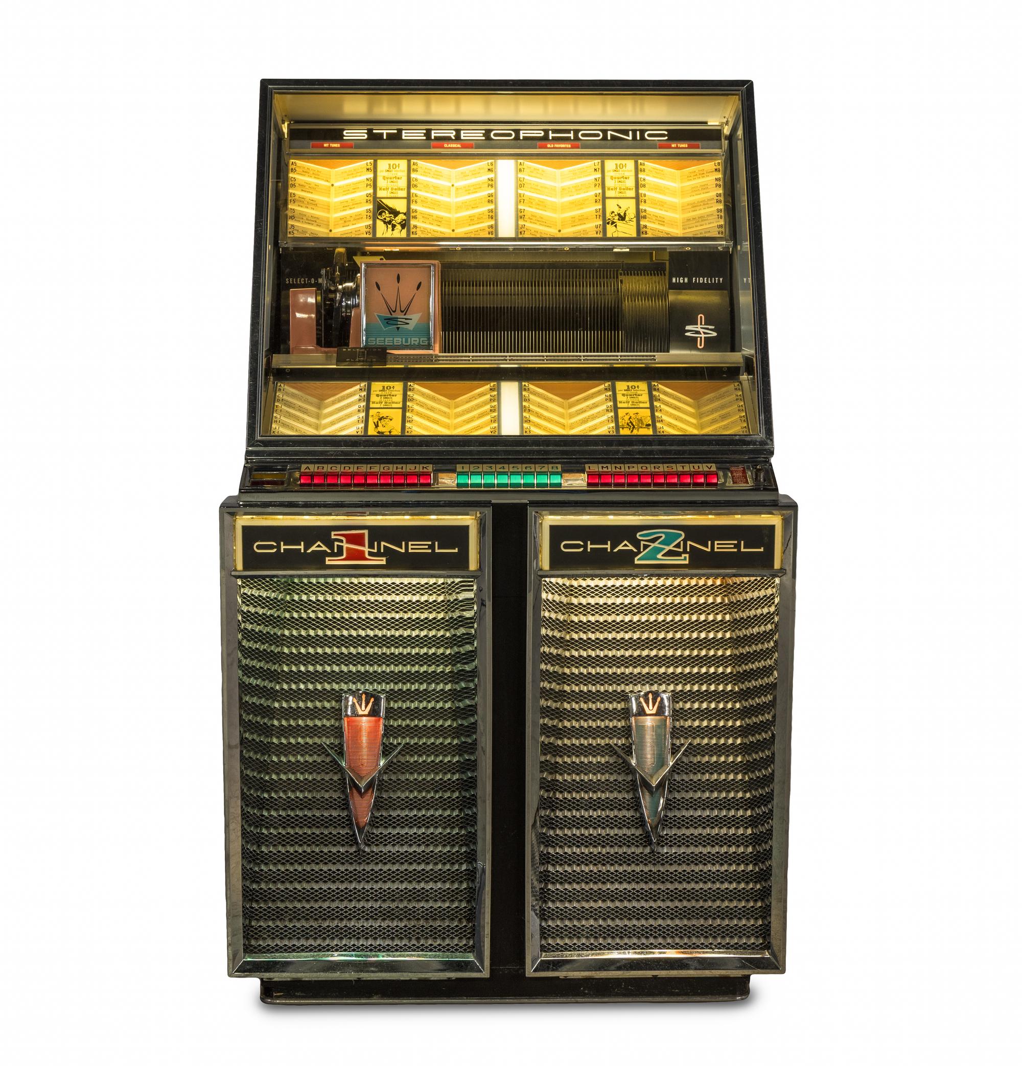 A Seeburg Stereophonic Model 220 Channel Jukebox