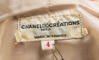 A Chanel Creations Dusty Rose Wool Skirt Ensemble, Size 4.