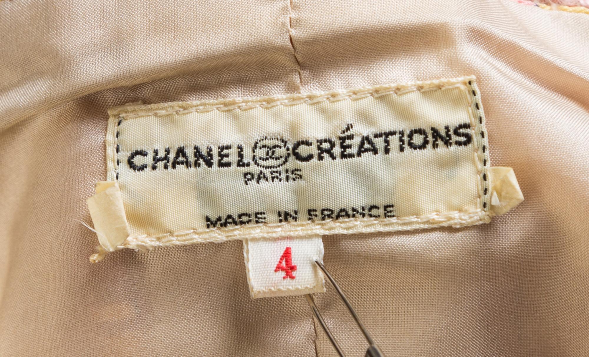 A Chanel Creations Dusty Rose Wool Skirt Ensemble, Size 4.