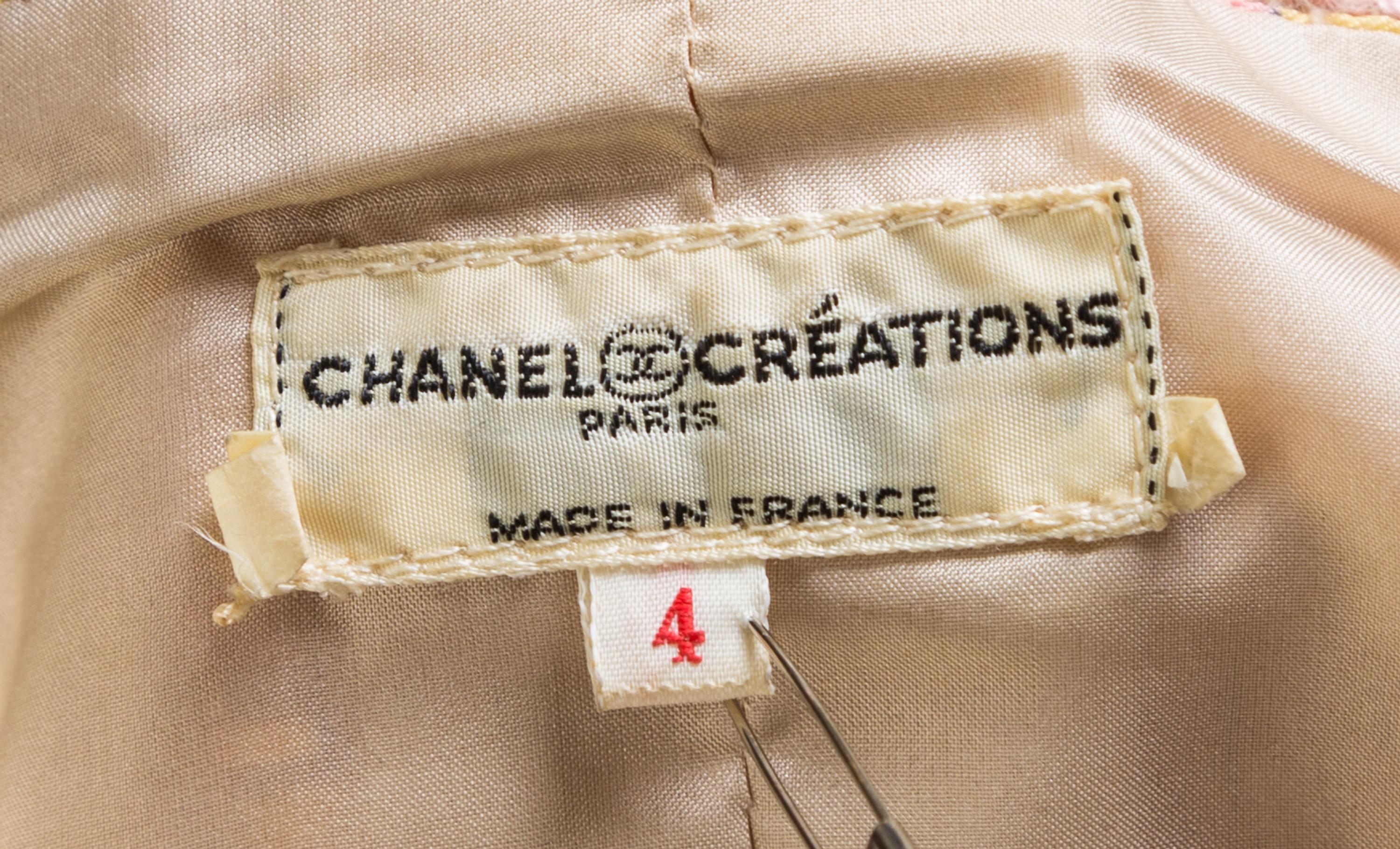 A Chanel Creations Dusty Rose Wool Skirt Ensemble, Size 4.