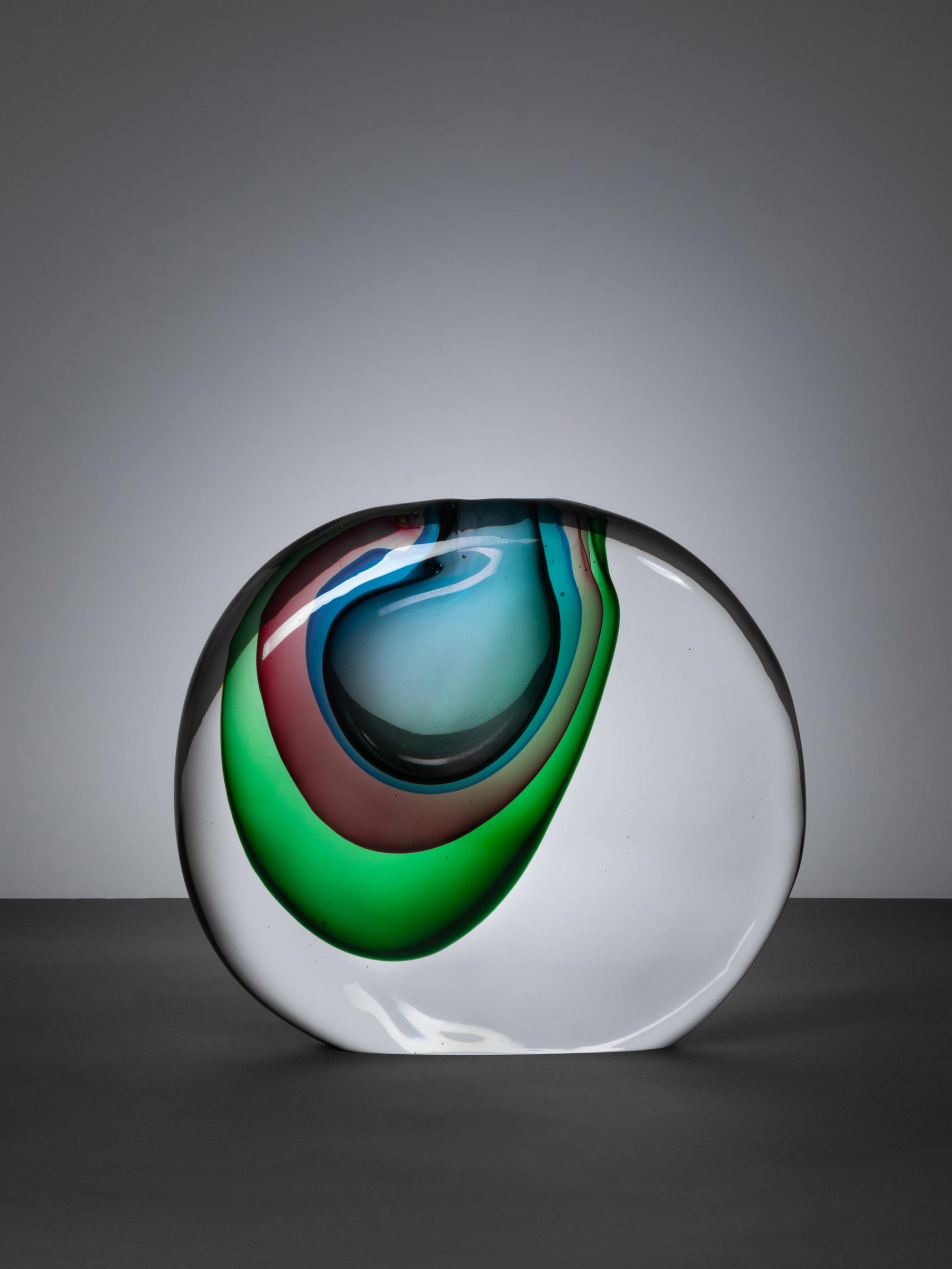 Sommerso Vase, c. 1988, Vetreria Gino Cenedese, Italy