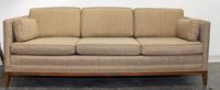 A Modern Upholstered Couch Height 30 1/4 x width 83 1/2 x depth 32 1/2 inches.