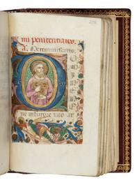 BARTOLOMEO D’ANTONIO VARNUCCI WORKSHOP (active Florence 1412/13 – c. 1479) and ITALIAN ILLUMINATOR Book of Hours, in Latin, illuminated manuscript on parchment [Italy, Florence, c. 1450]