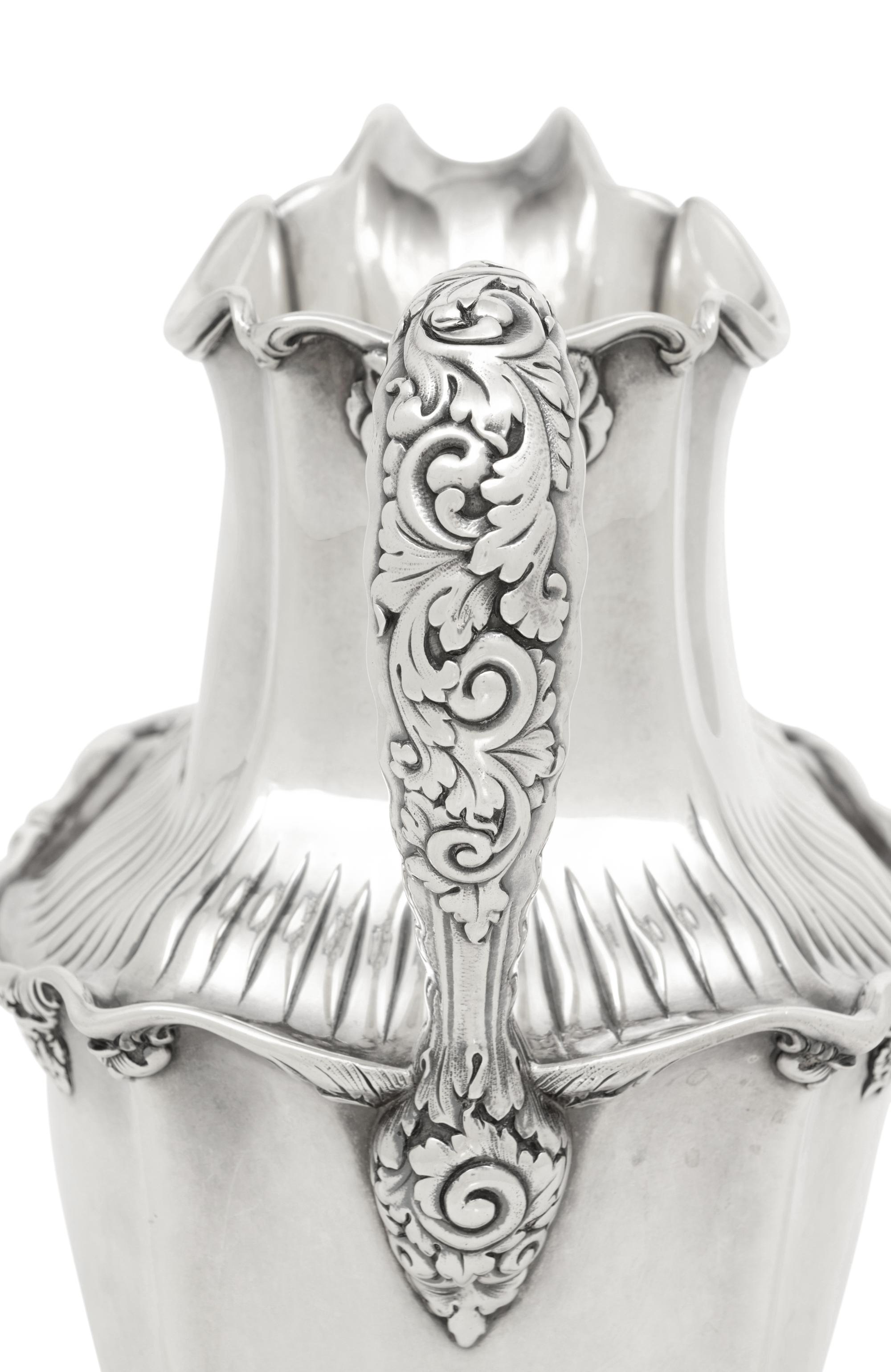 An American Silver Water Pitcher