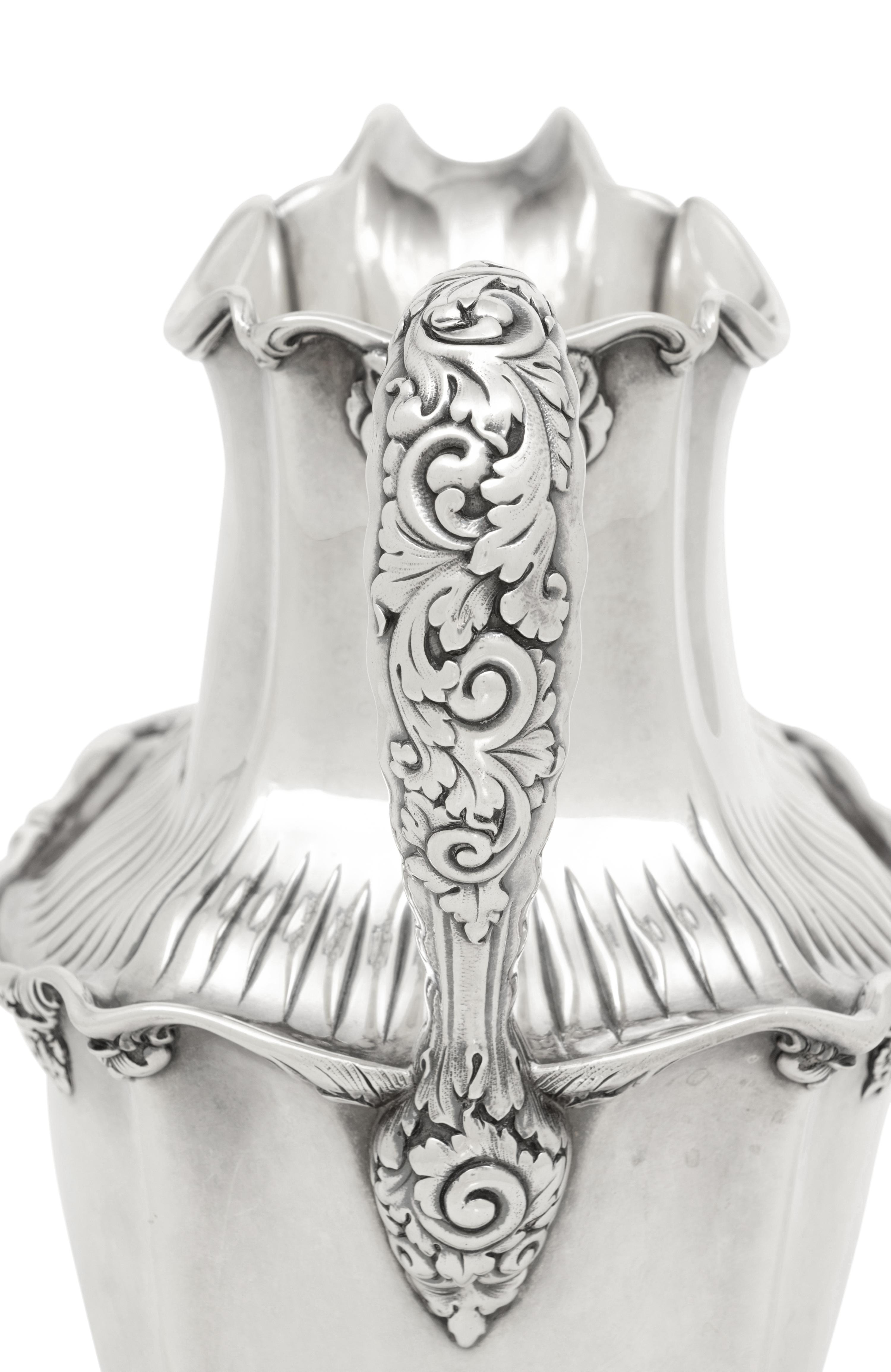 An American Silver Water Pitcher