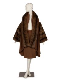 Christian Dior Haute Couture Sable and Cashmere Coat and Skirt, Autumn/Winter 1988-89