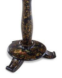 A Victorian Painted Papier-Mâché or Lacquer Work Table