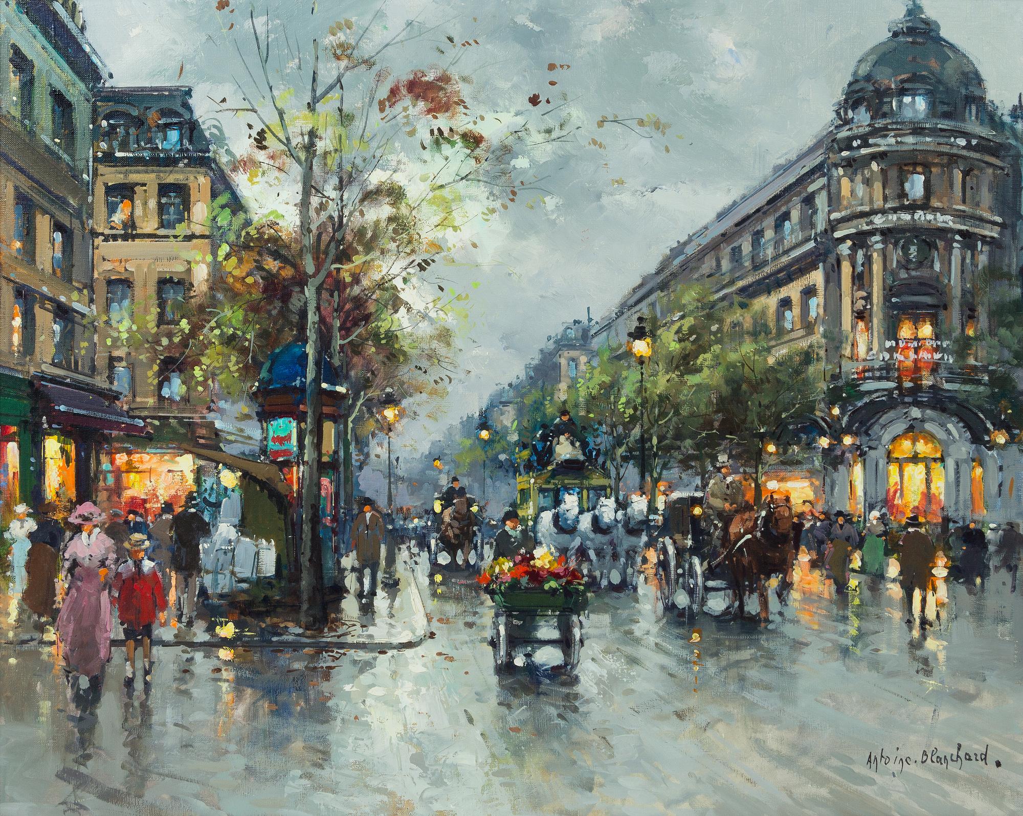 Antoine Blanchard, (French, 1910-1988), Theatre du Vaudeville