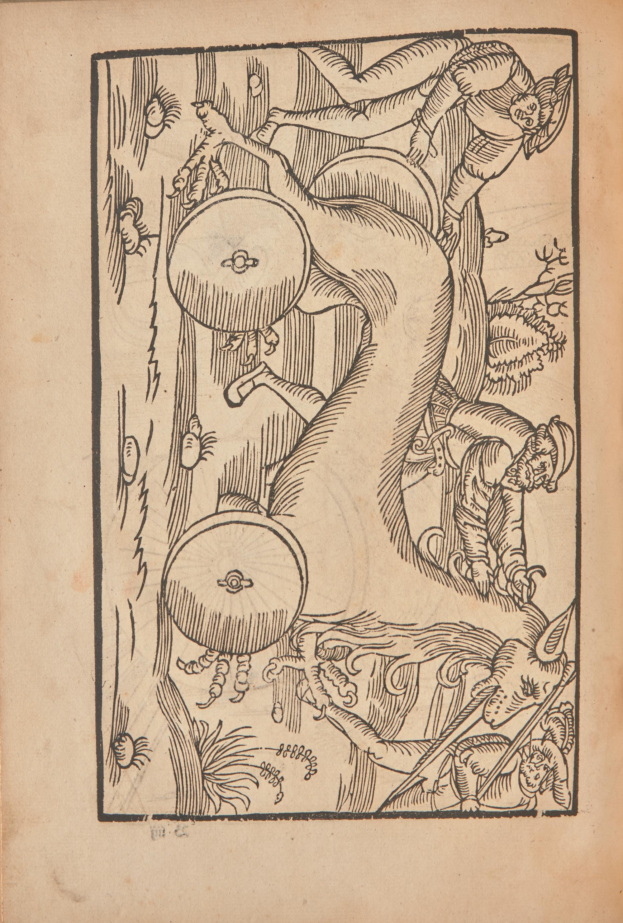 [Early Printing] Vegetius Renatus, Flavius. Flavii Vegetii Renati Vier bücher der Ritterschafft...