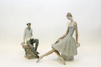 Two Lladro Figures Height of taller 14 1/2 inches. — SECOND HALF 20TH CENTURY