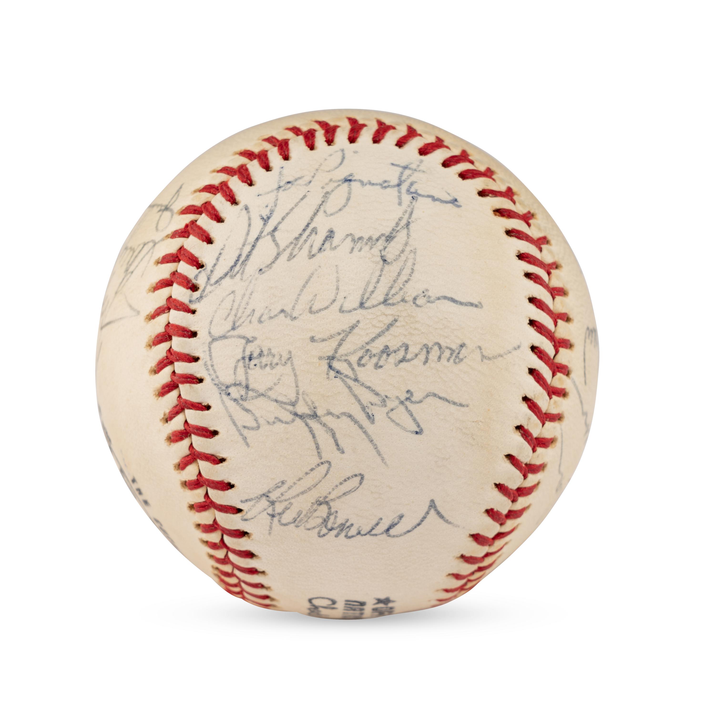 A 1971 New York Mets Team Signed Autograph Baseball (Beckett Authentication Services Letter of Authenticity)
