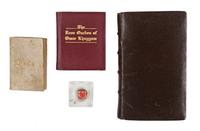 [MINIATURE BOOKS]. A group of 4 miniature books, comprising: