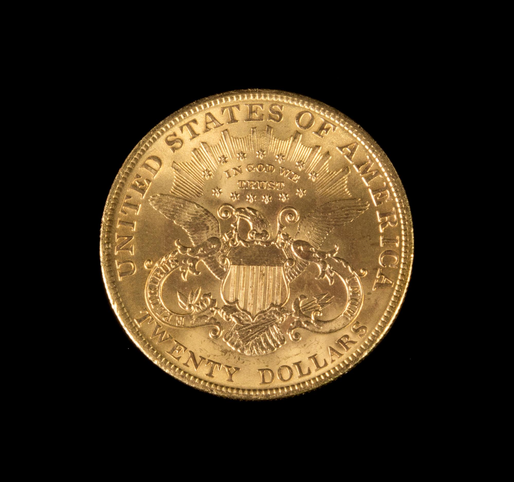 A United States 1904 Liberty Head $20 Gold Coin