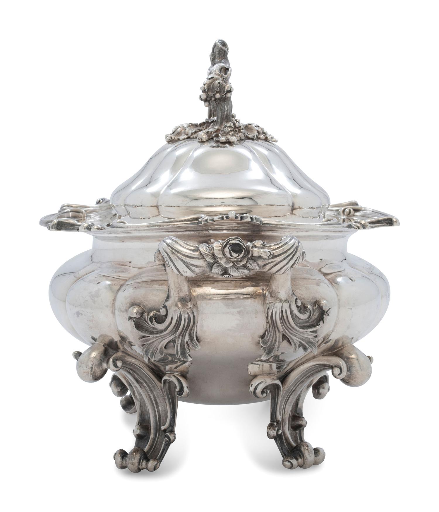 A Victorian Silver Presentation Tureen