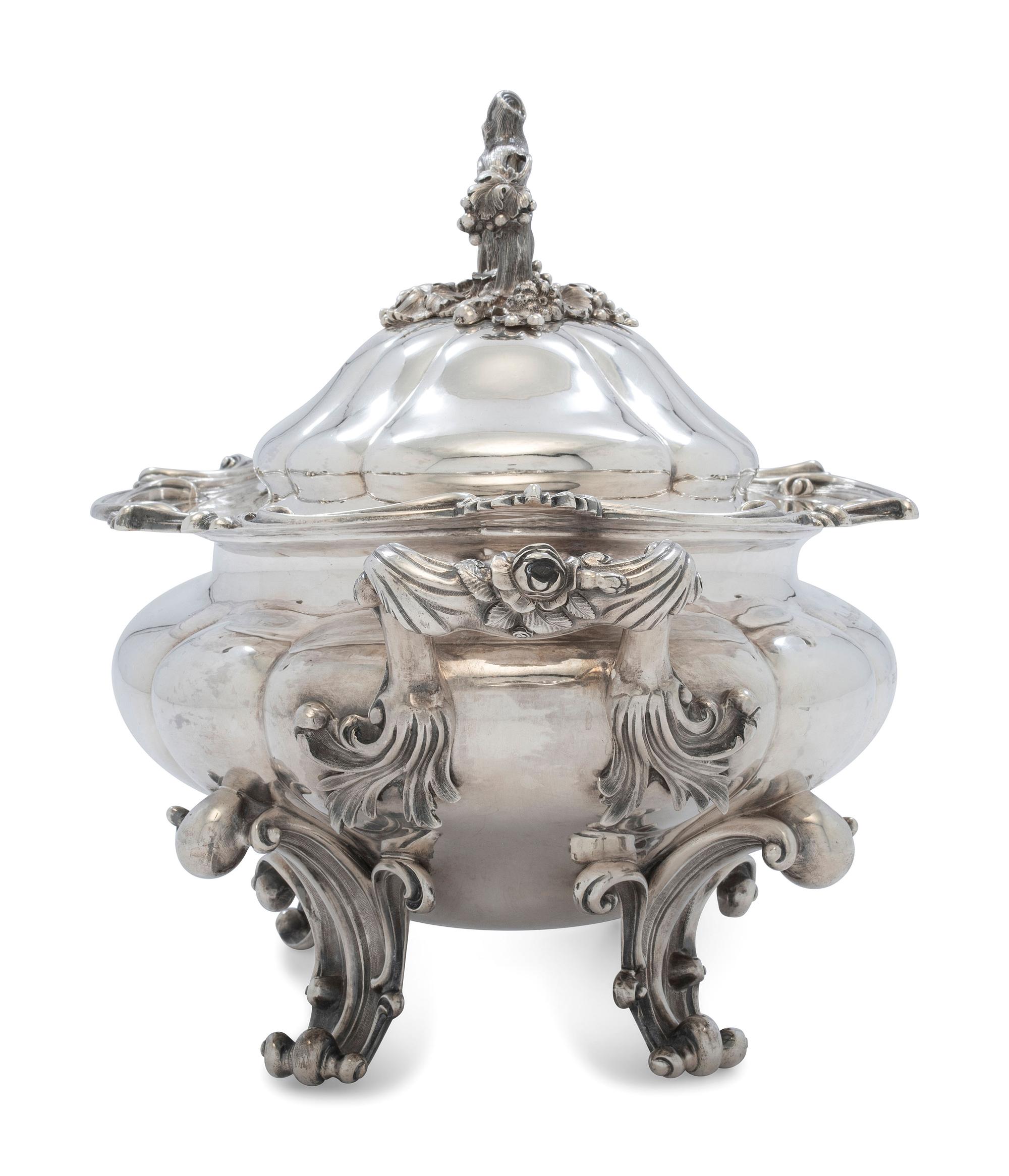 A Victorian Silver Presentation Tureen