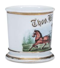 An Electrician's Porcelain Occupational Shaving Mug
