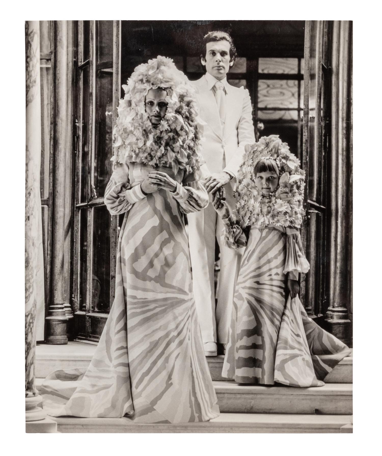 Three La Mendola Dresses and Press / Photo Archive, 1960-80s