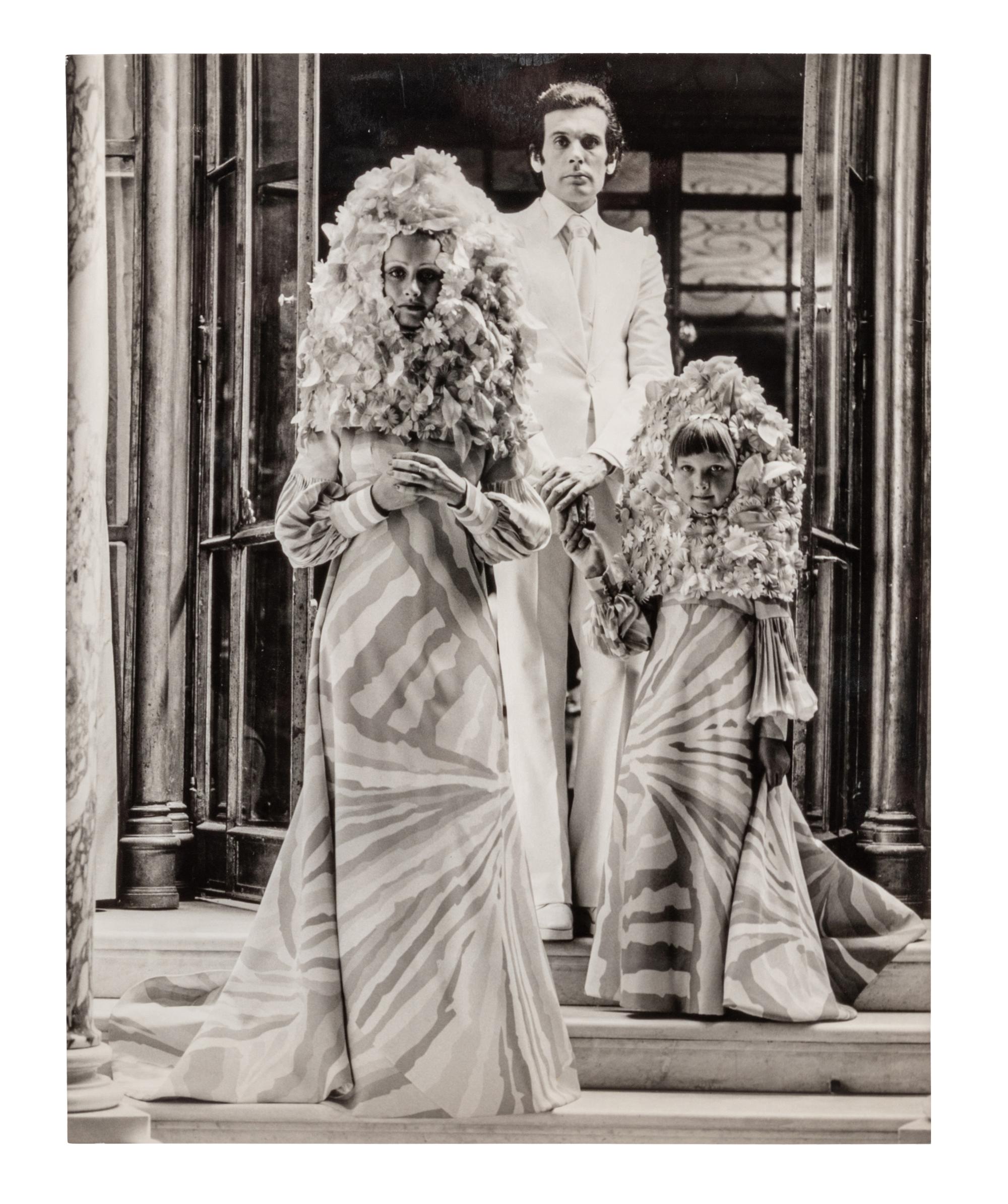 Three La Mendola Dresses and Press / Photo Archive, 1960-80s