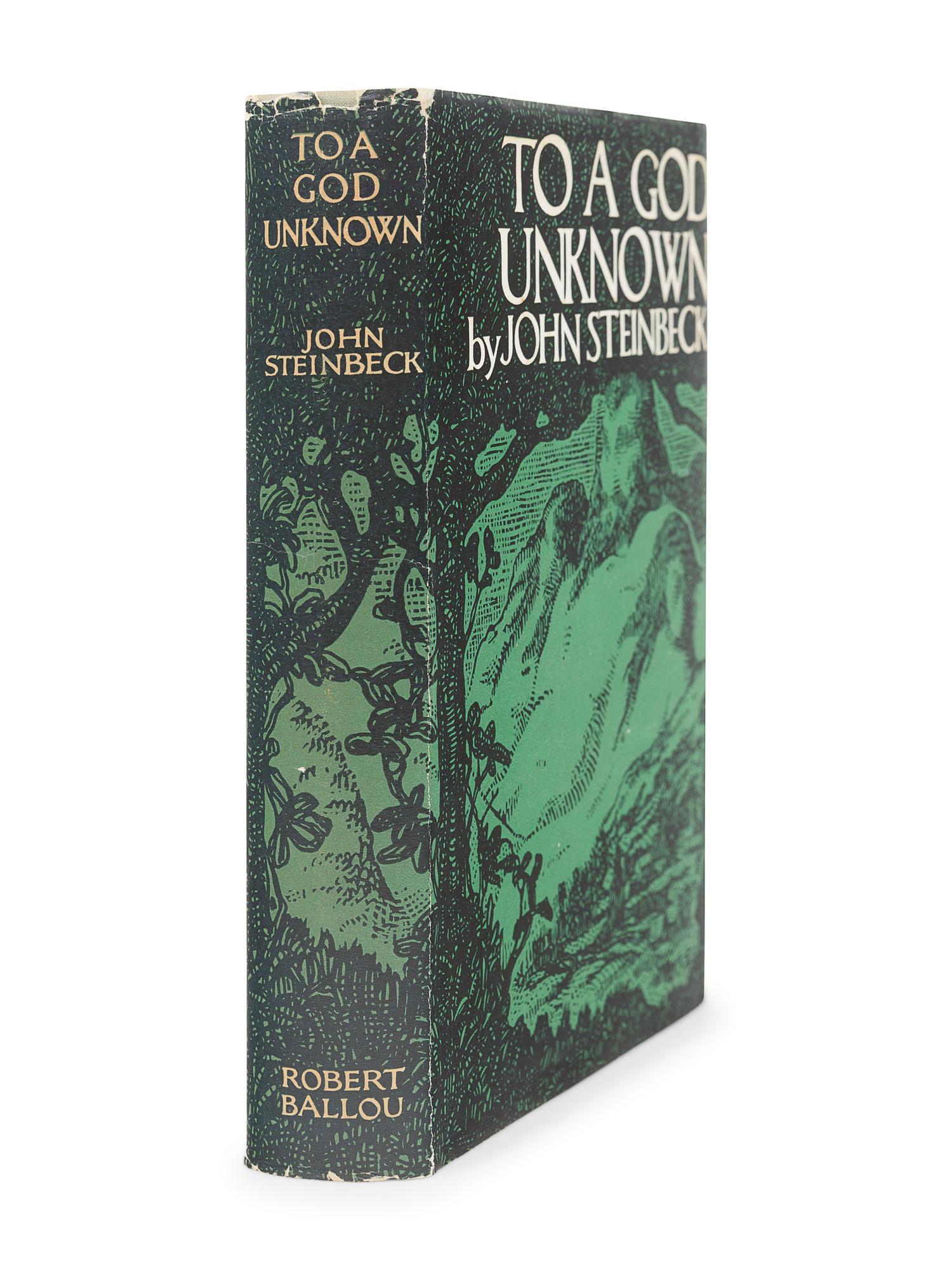 STEINBECK, John (1902-1968). To A God Unknown. New York: Robert Ballou, 1933.