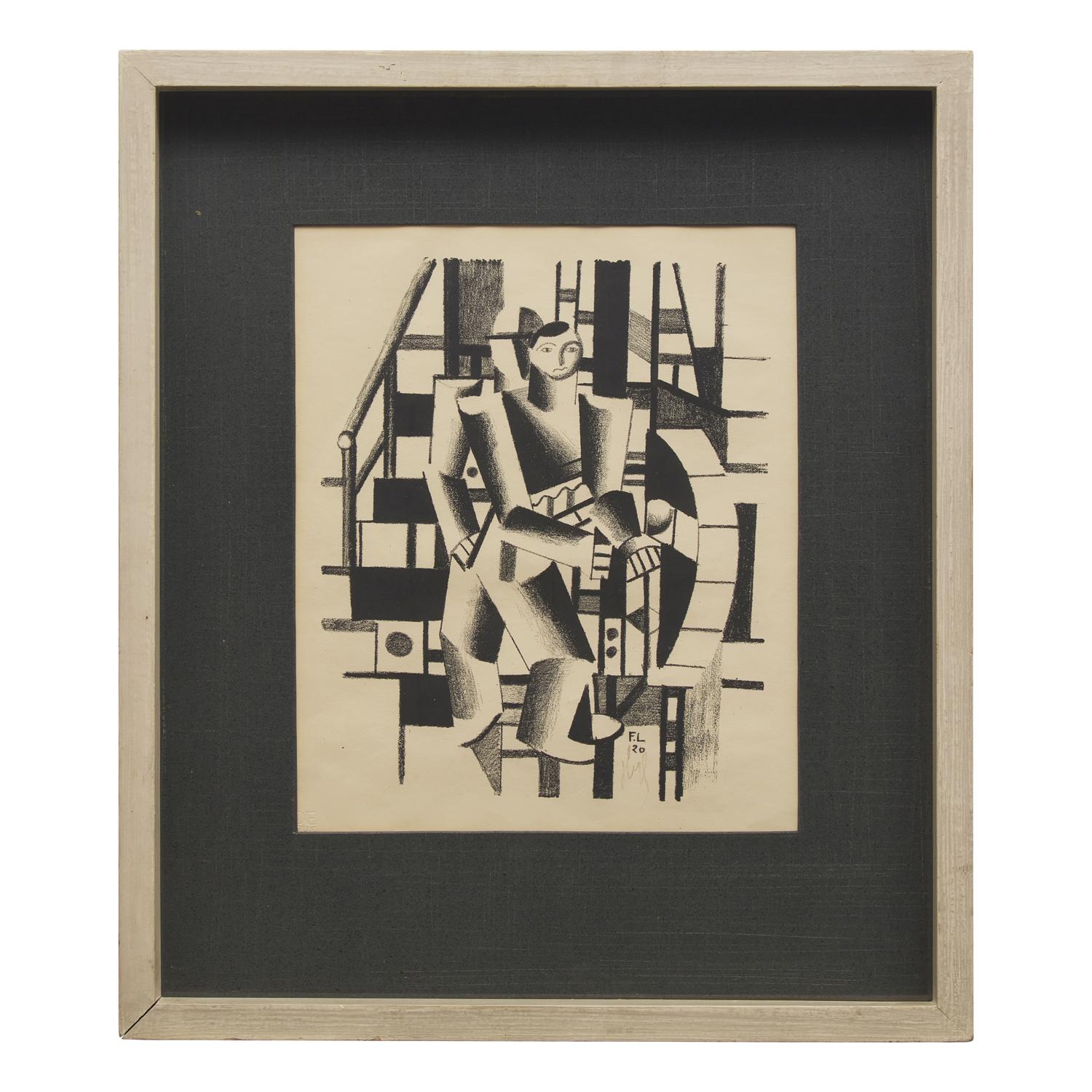 Fernand Léger (French, 1881-1955) — Composition with Two Persons (The Mechanic), 1920