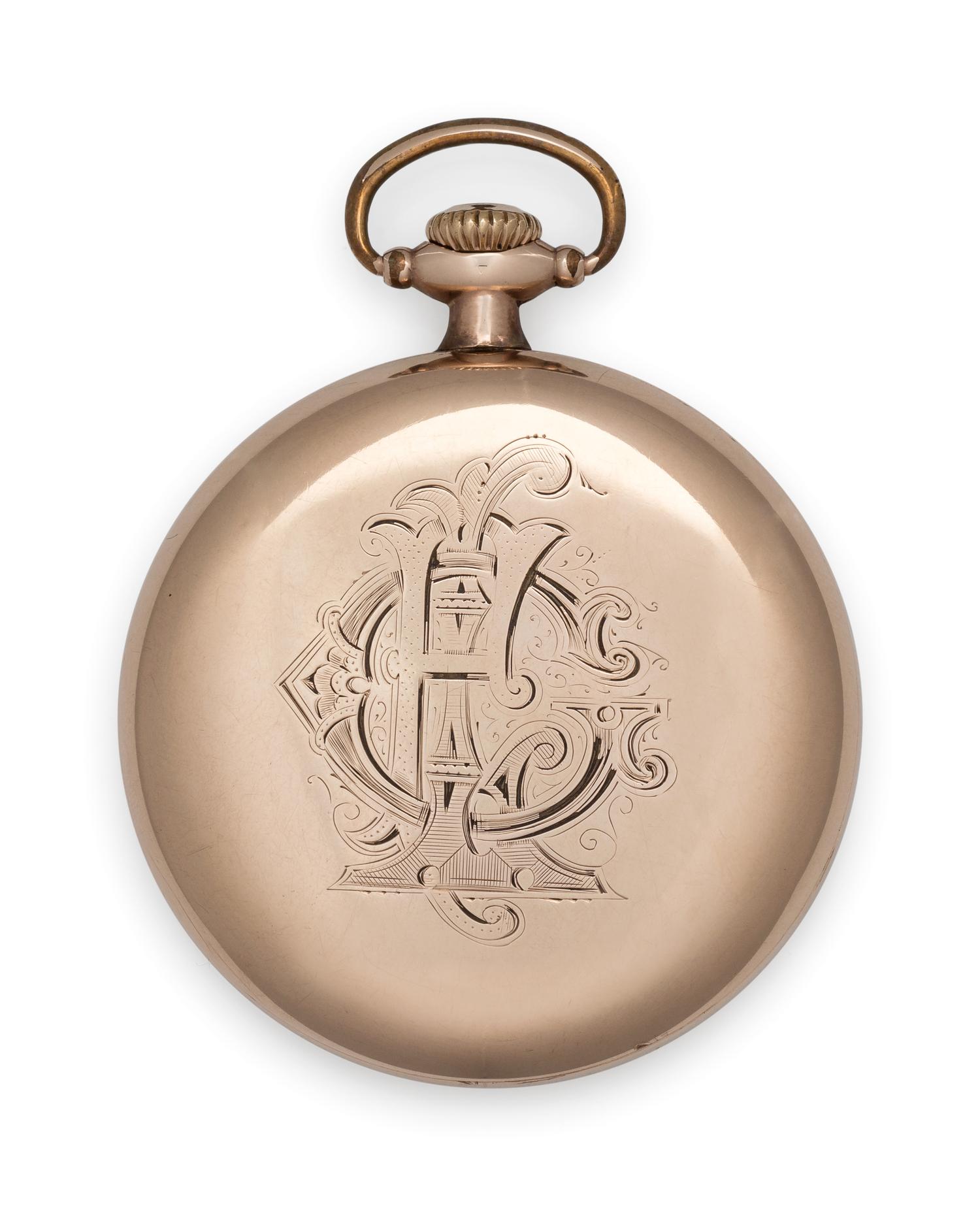 Waltham, G.F. Open Face 'Vanguard' Pocket Watch with Power Reserve