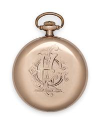 Waltham, G.F. Open Face 'Vanguard' Pocket Watch with Power Reserve