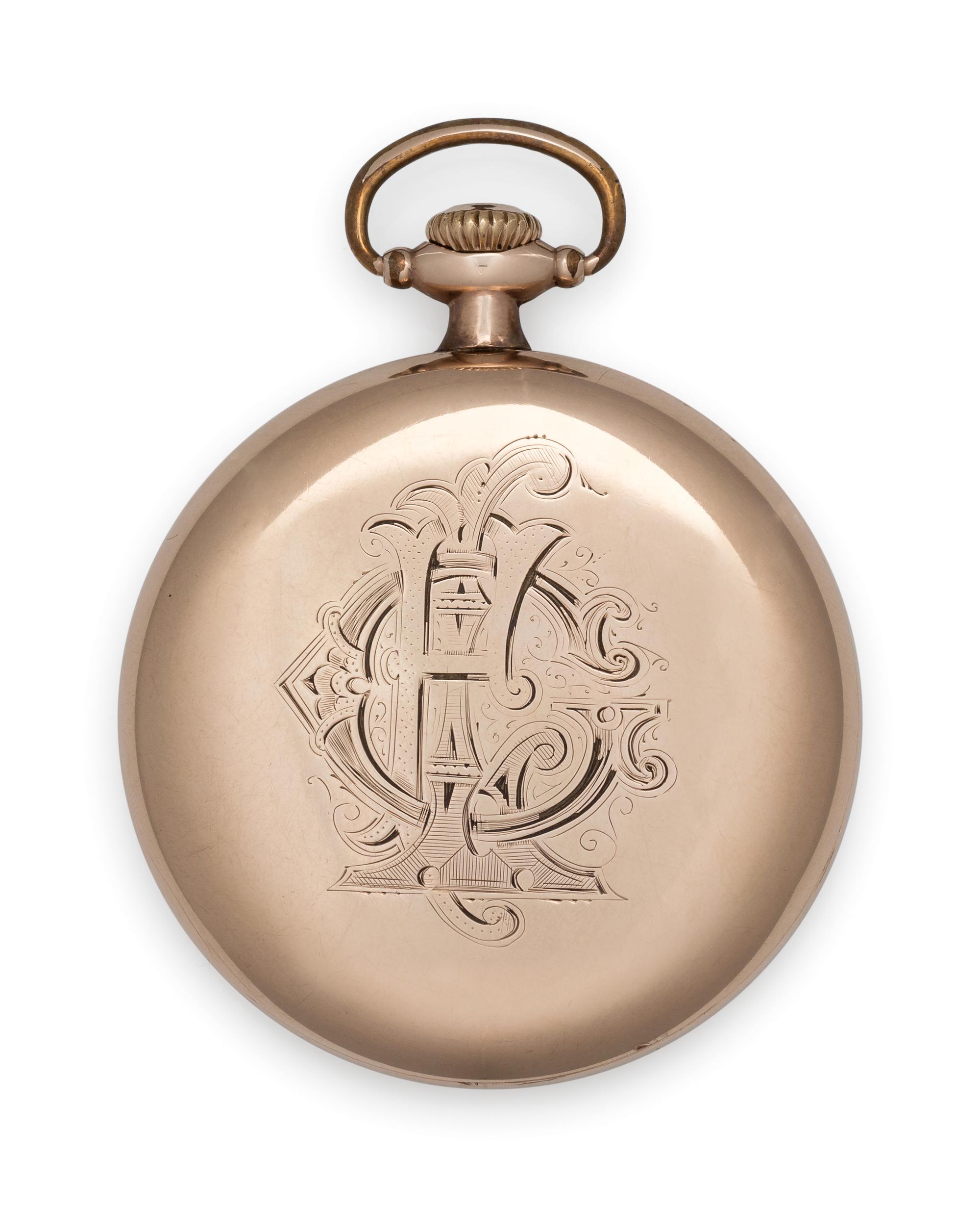Waltham, G.F. Open Face 'Vanguard' Pocket Watch with Power Reserve