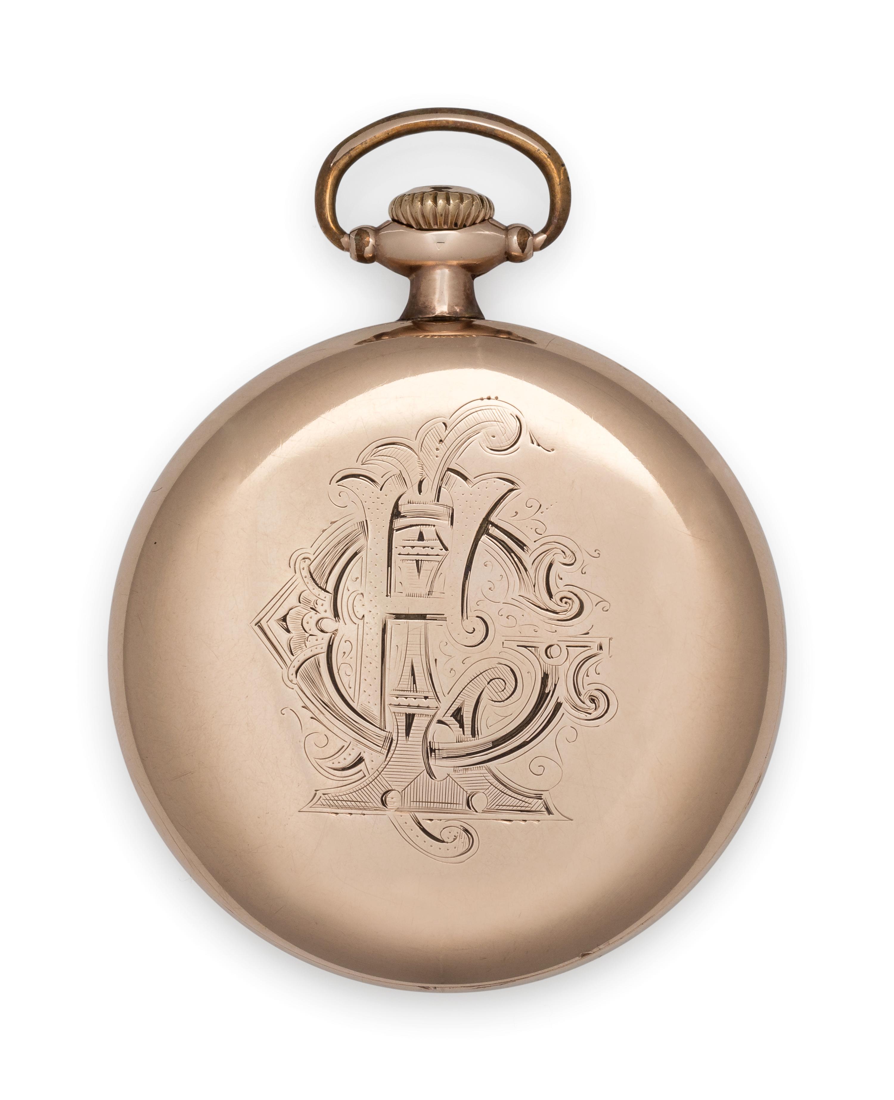 Waltham, G.F. Open Face 'Vanguard' Pocket Watch with Power Reserve