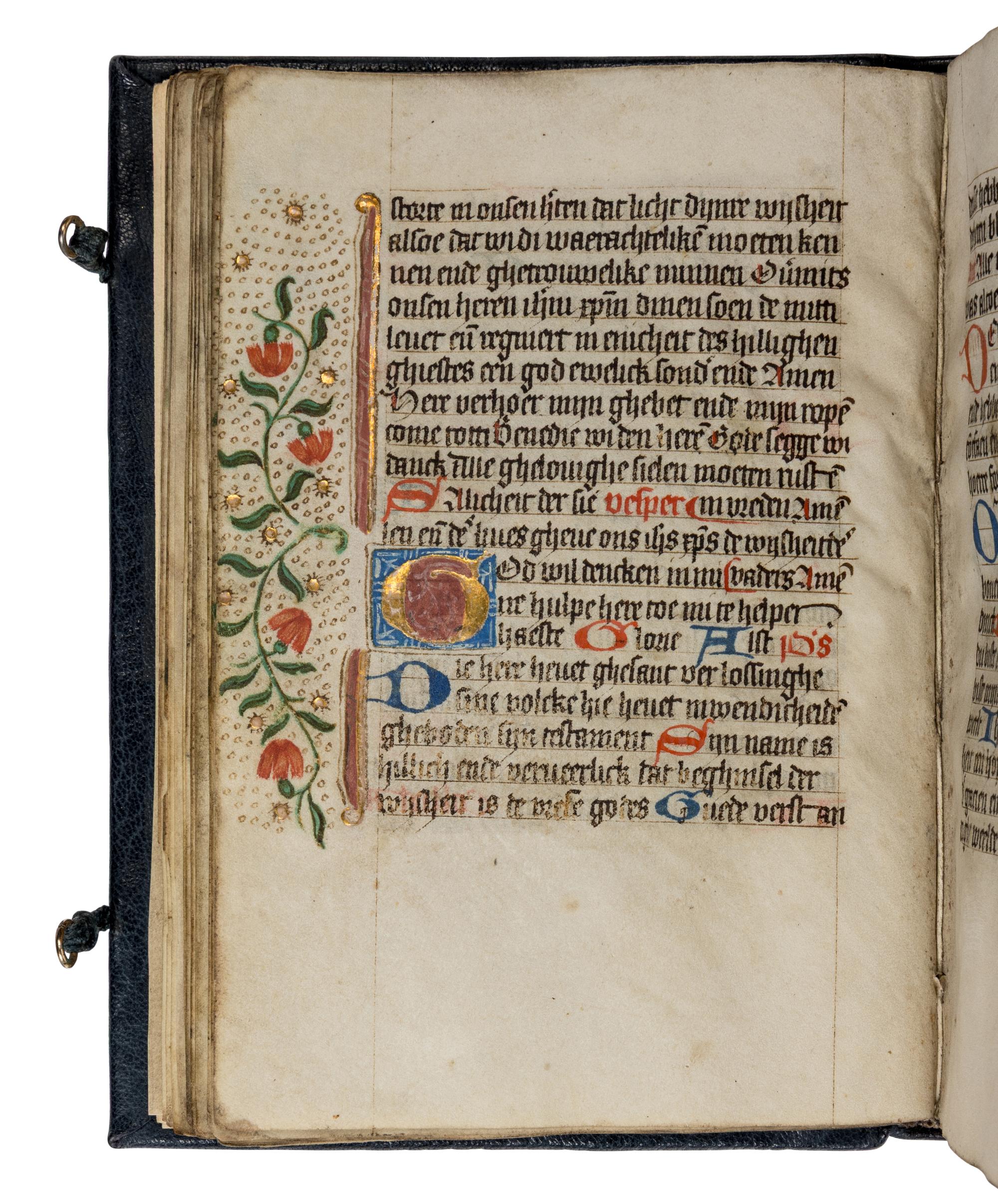 CIRCLE OF THE MASTER OF MS REID 33 and SELWERD ABBEY SCRIPTORIUM (AGNES MARTINI?) (active The Netherlands, Groningen, c. 1468-1510) Book of Hours, in Dutch, illuminated manuscript on parchment [The Netherlands, Groningen, c. 1480–1490]