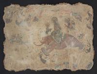 A Possibly Dunhuang Fresco Fragment