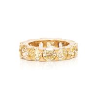FRENCH, COLORED DIAMOND ETERNITY BAND