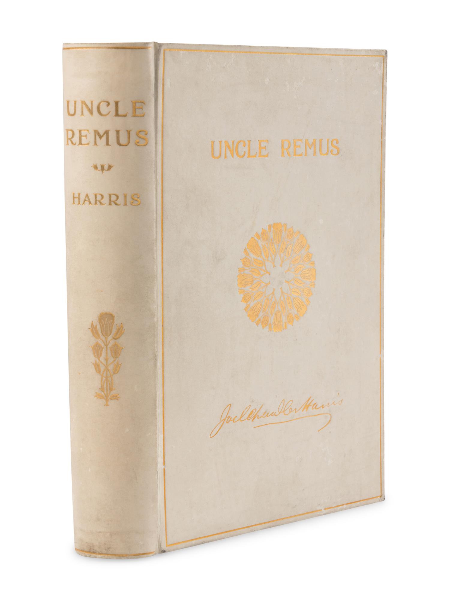 HARRIS, Joel Chandler (1848-1908). Uncle Remus. His Songs and His Sayings . New York: D. Appleton and Company, 1895.