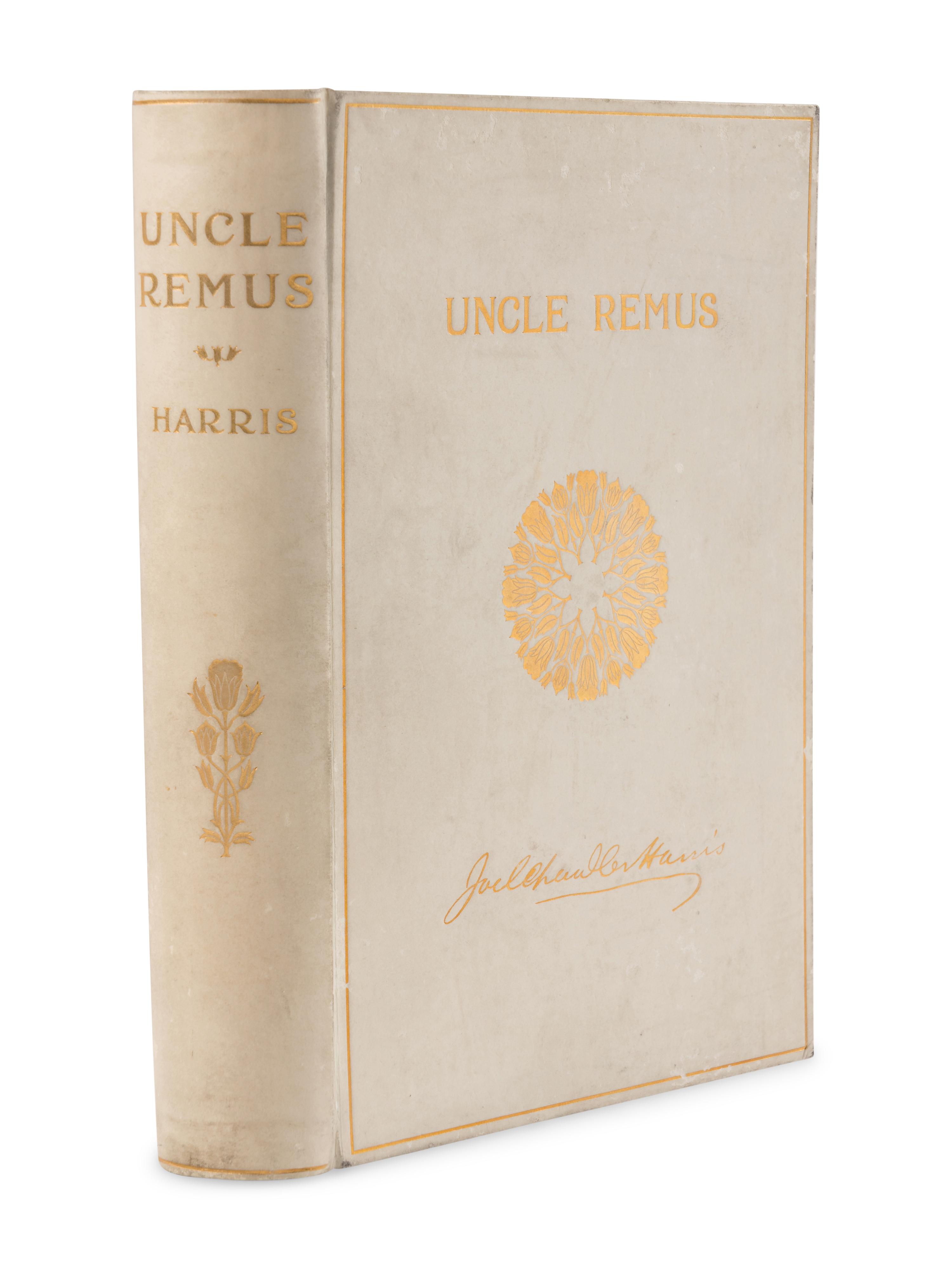 HARRIS, Joel Chandler (1848-1908). Uncle Remus. His Songs and His Sayings . New York: D. Appleton and Company, 1895.