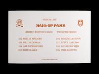 A Complete Run of 1980-2002 Series One Through Fifteen Perez-Steele Baseball Hall of Fame Post Cards