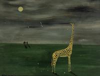 Landscape with Giraffe , c. 1950-55