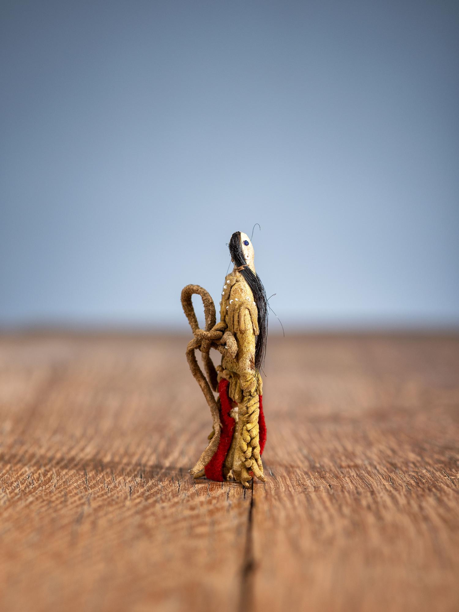 Cheyenne Hide Doll Amulet