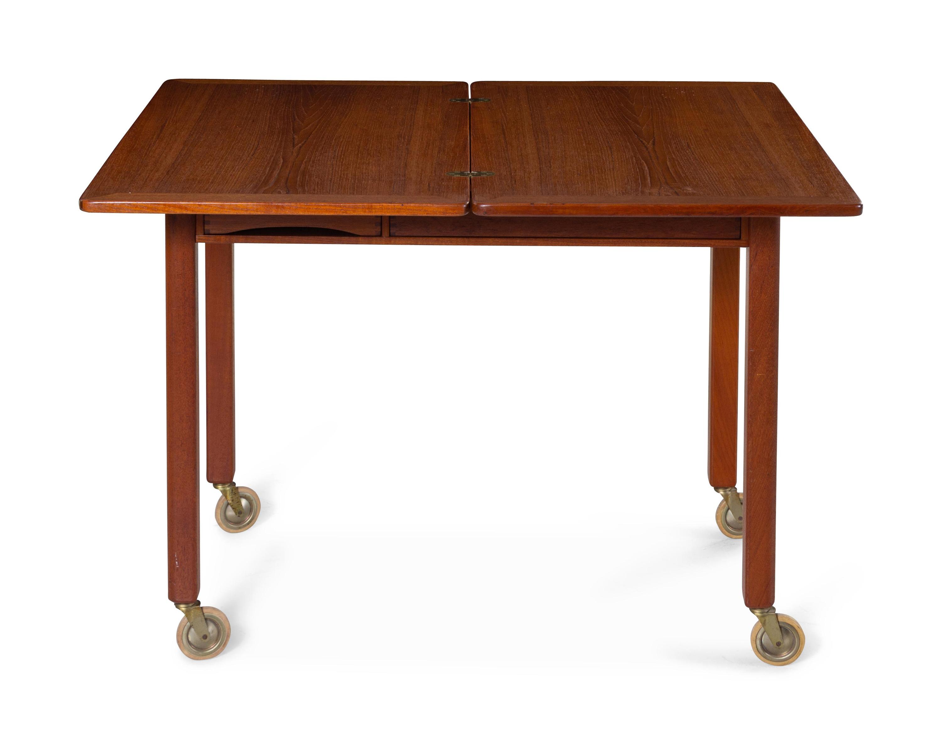 Flip-Top Serving Cart