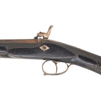 Casa LaPort Percussion Shotgun with Carved Stock