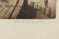 Adams St. Bridge and Untitled (Snow Scene)