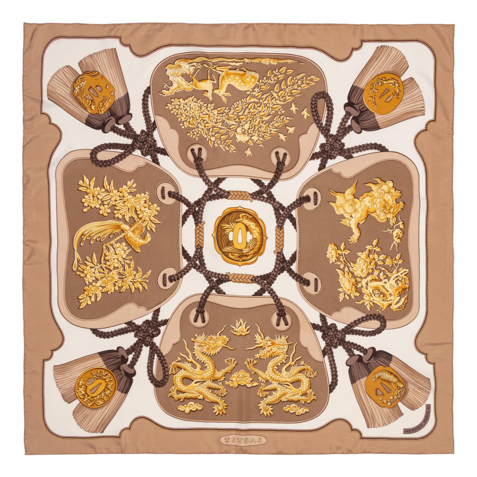 Three Hermès Scarves